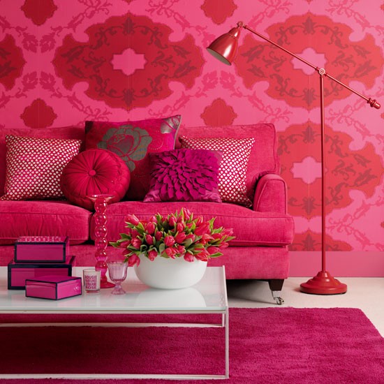 Sala color rosa | Ideas para decorar, diseñar y mejorar tu casa.