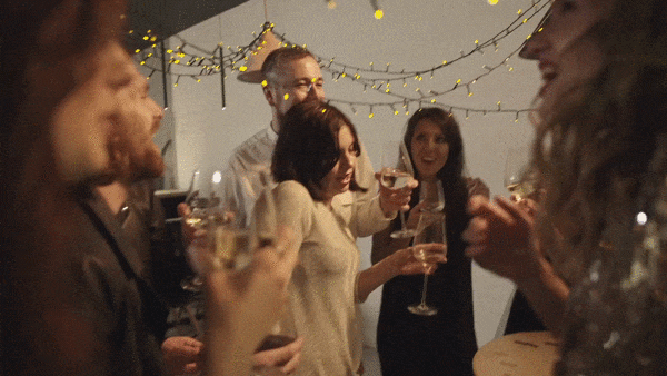 Celebrating New Year 2021 GIF Animated Image