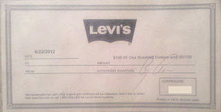 Levis Strauss Certificate