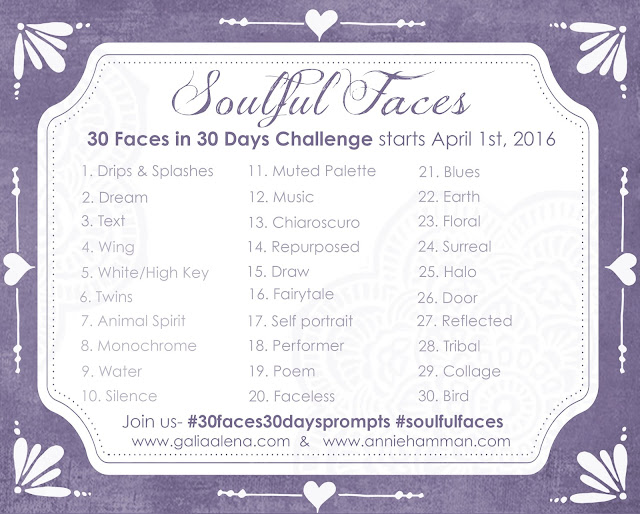 Galia Alena 30 Faces in 30 Days Challenge Prompts #30faces30daysprompts #soulfulfaces