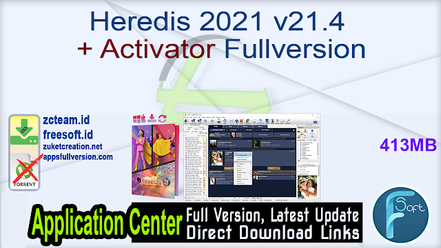 Heredis 2021 v21.4 + Activator Fullversion