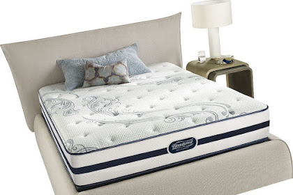 Our Simmons Beautyrest Silvery Serial Mattress Leans Inward.