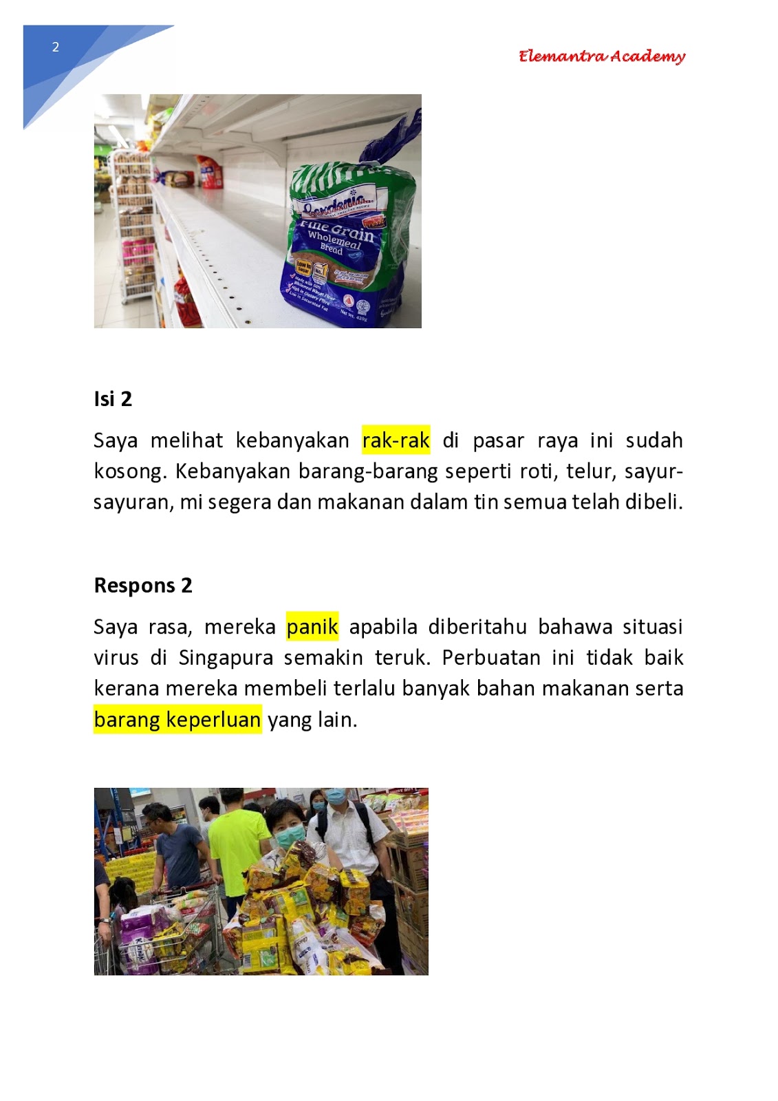 Psle Malay Oral Examples  Psle Malay  Made with an open mind.  EMO