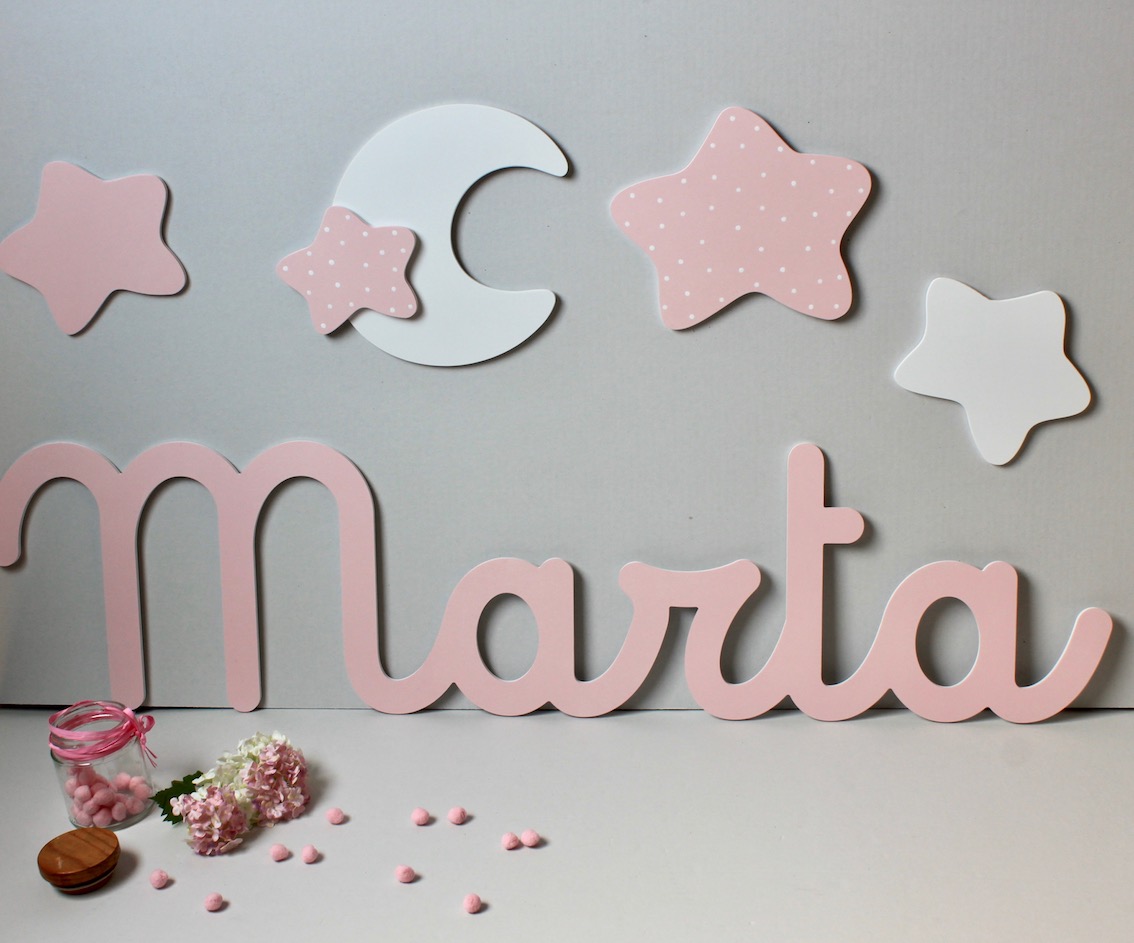 Decorar la pared con letras personalizadas - DECORACIÓN INFANTIL