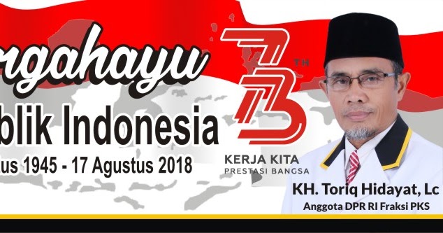 Download Spanduk Dirgahayu Ri Ke 73 Cdr Karyaku
