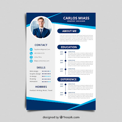 5 Desain Template Curriculum Vitae