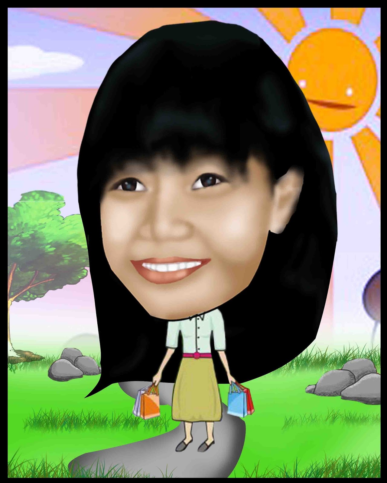 Betty Perdana In Blog Cara Membuat Karikatur Ala Saya Di Photoshop
