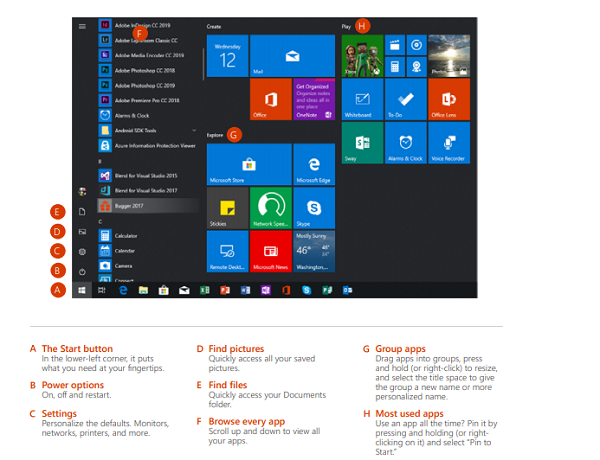 Windows 10 Start Menu Gids