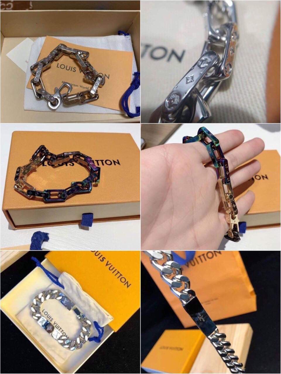 Louis Vuitton 2054 Chain Link Bracelet - Ruthenium-Plated Link, Bracelets -  LOU582793