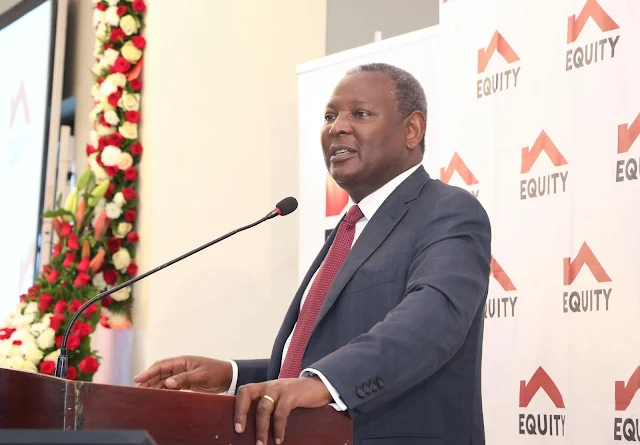 Equity Bank Group CEO Dr James Mwangi 