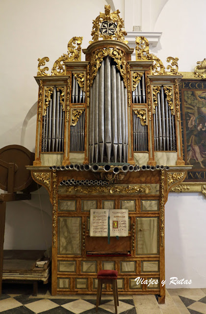 órgano del coro del Sancti Spiritus de Toro