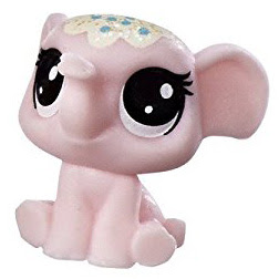 Littlest Pet Shop Series 2 Pet Pairs Sugarplum Elletrunk (#2-47) Pet