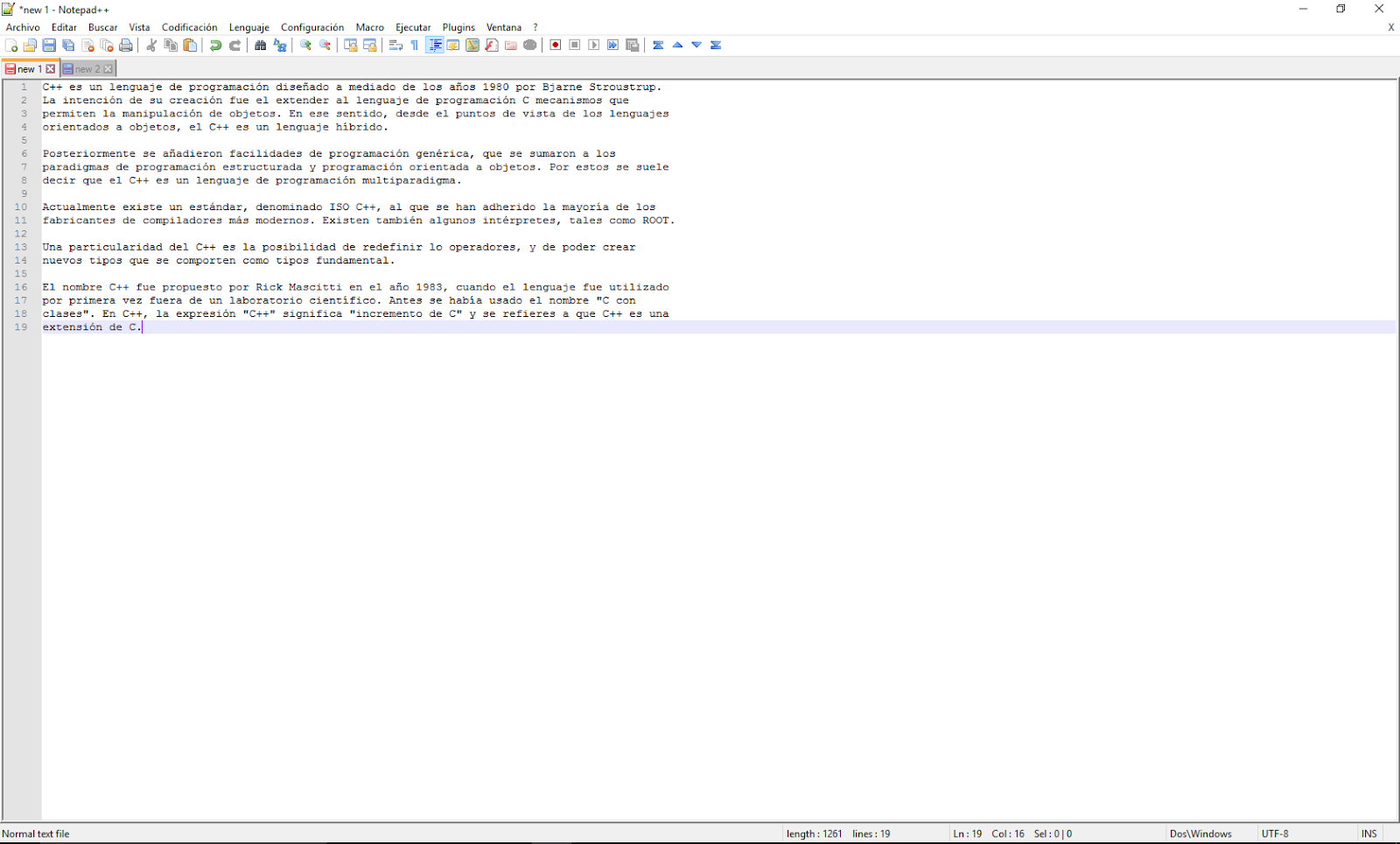 Notepad++ Comparar dos textos para ver sus diferencias Aplicaciones