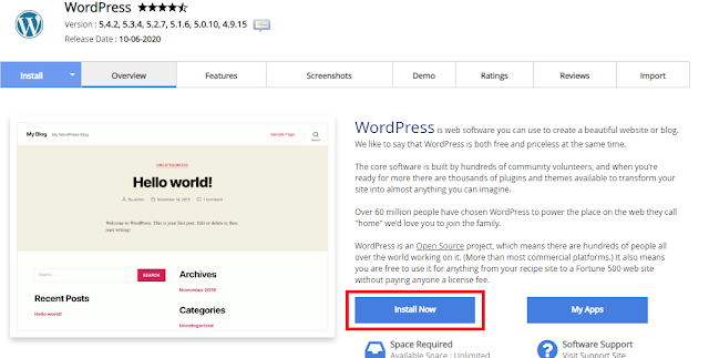 Cara Install WordPress di Hosting cPanel via Softaculous Apps Installer