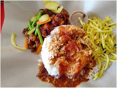 nasi ayam cincang