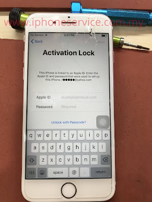 iPhone unable to activate repaired
