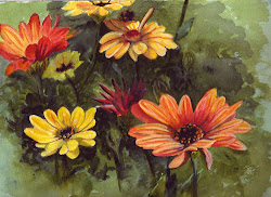 daisies gerber painting watercolor daisy tattoo bunny artwork inches