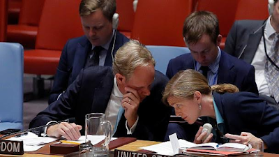 Britain, France & US accuse Russia of Barbarism and war crimes in Syria at UN security council session