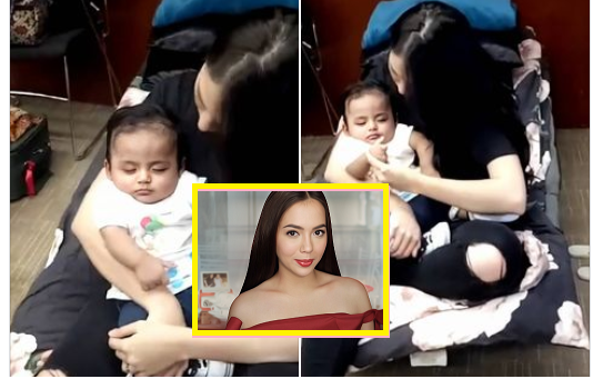 Julia Montes Shares Photos Cuddling Cute Baby Went Viral Where In Bacolod