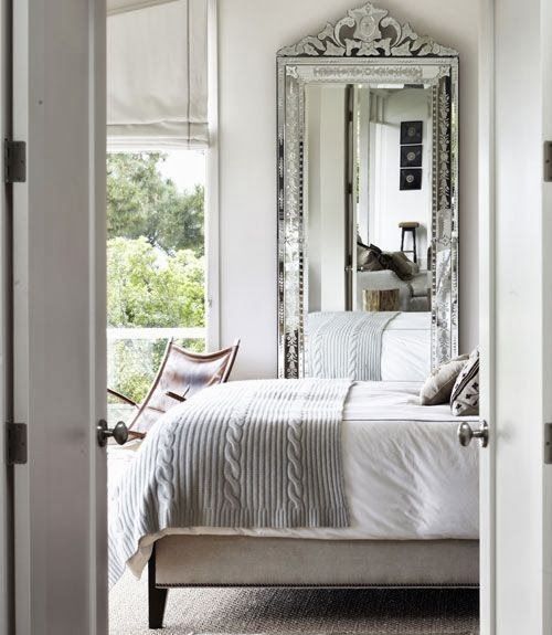 Eye For Design Decorate With Large, Ornate Leaning Mirrors