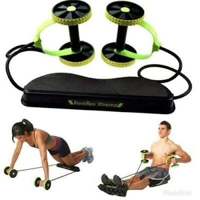 Revoflex Extreme Exercise Roller -Green & Black