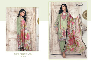 Cosmos noor Printed Lawn vol 1 pakistani Suits