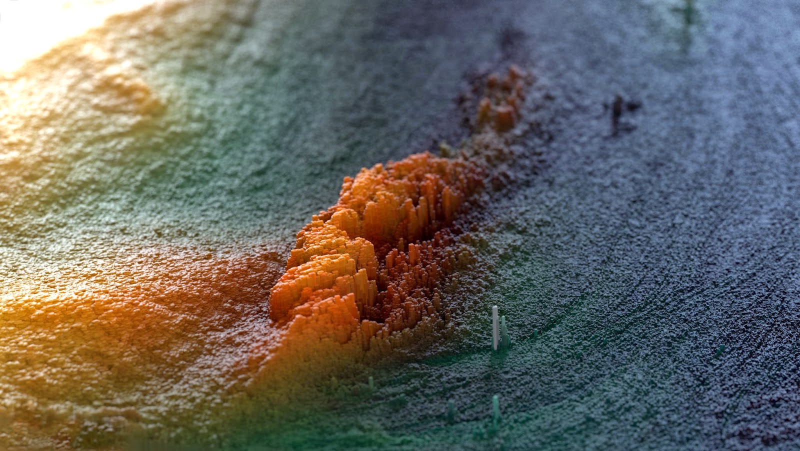 Maya XGen Colored Cubes and Spheres Rendered with Arnold | Computer