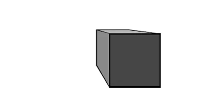 3d cube without perspective