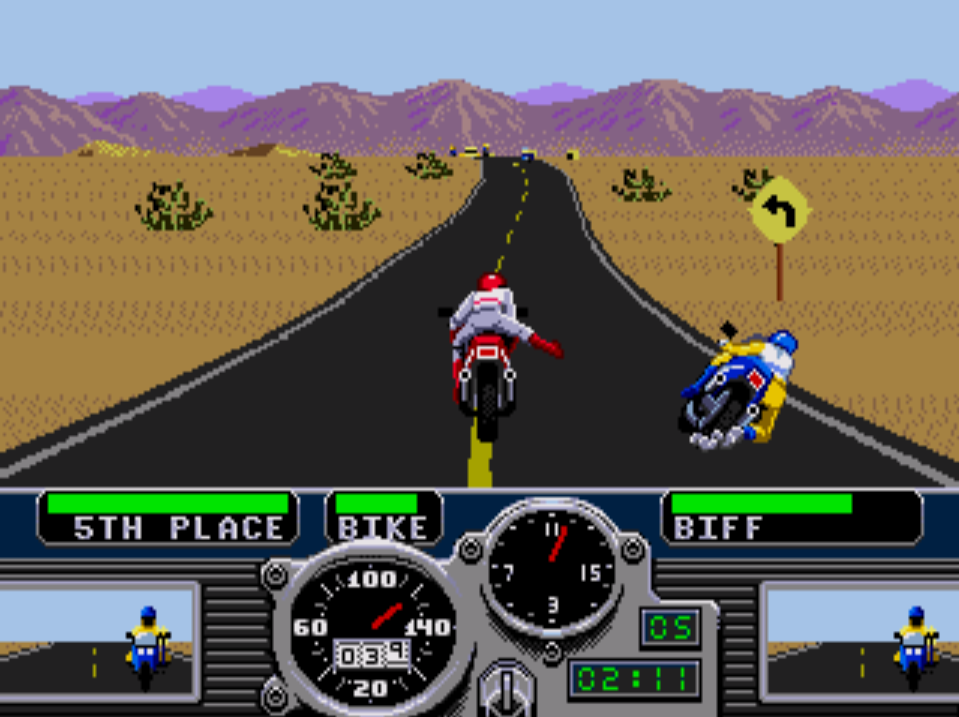 Игра на сега мотоциклы. Роад Раш сега. Road Rush игра на сеге. Роад Раш 2. Road Rash 2 Sega.