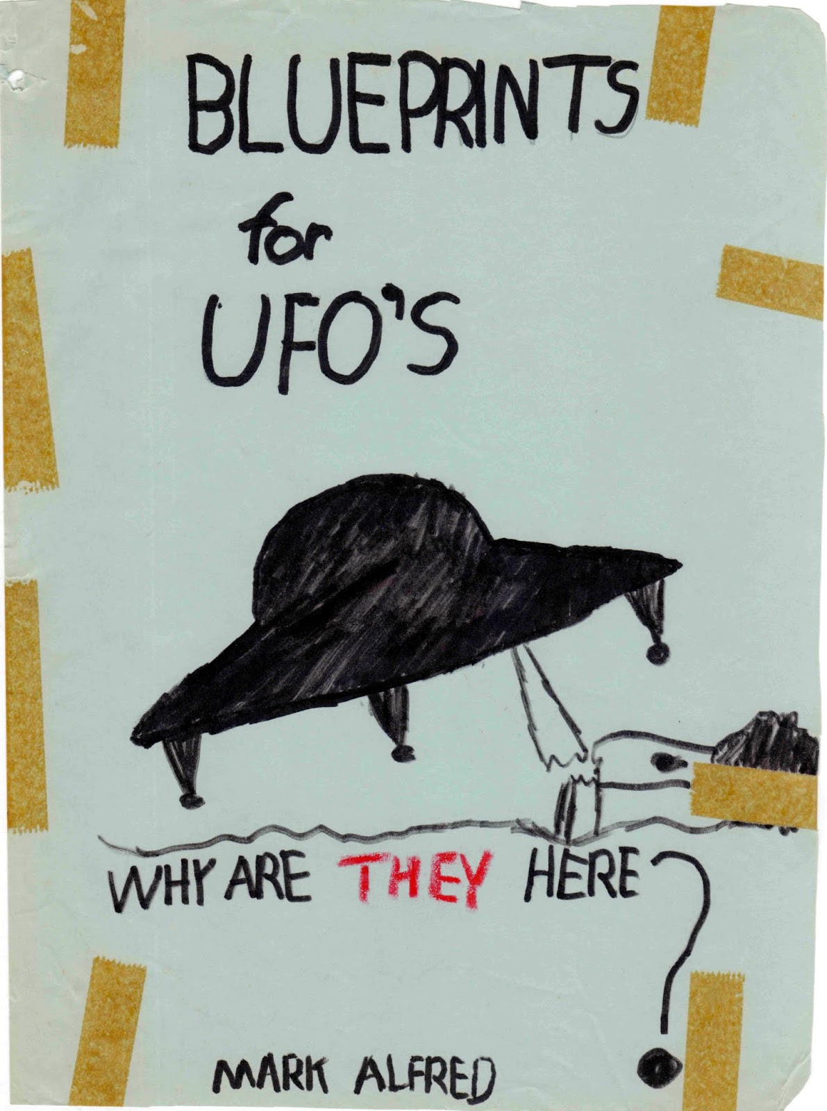 Mark's Super Blog My Flying Saucer Blueprints