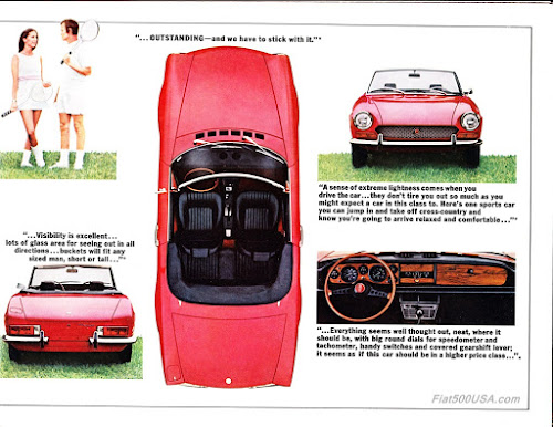 1971 Fiat 124 Spider Brochure