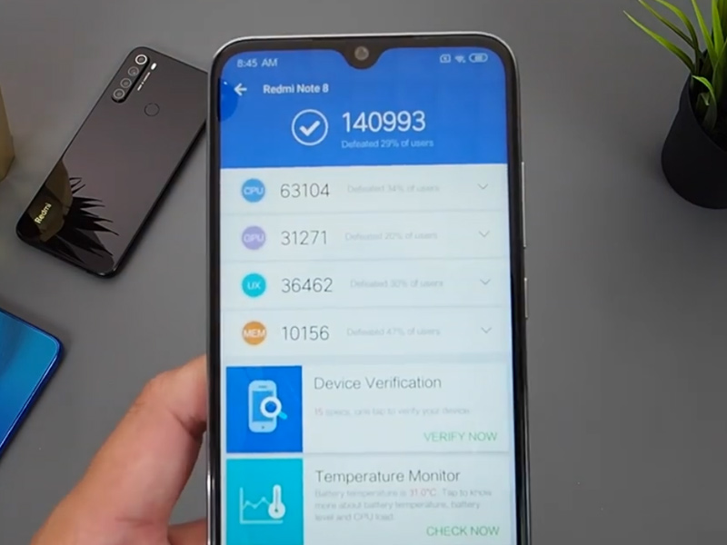 Xiaomi Redmi Note 8 2022 Antutu
