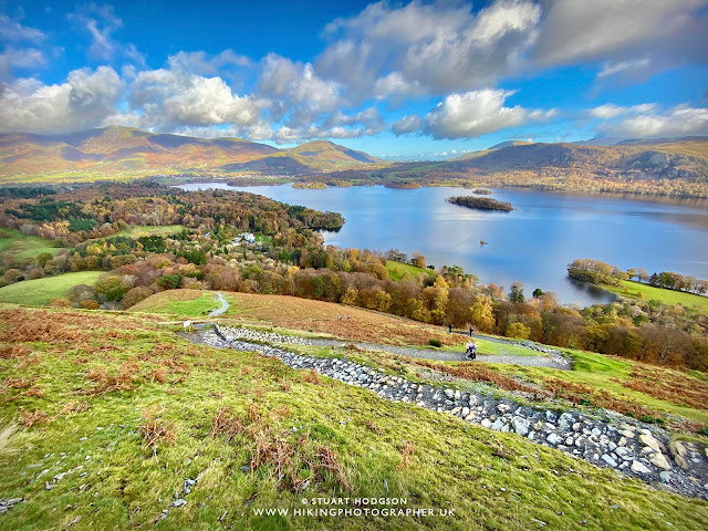 Catbells walk view cat bells keswick Lake District best route map how high summit