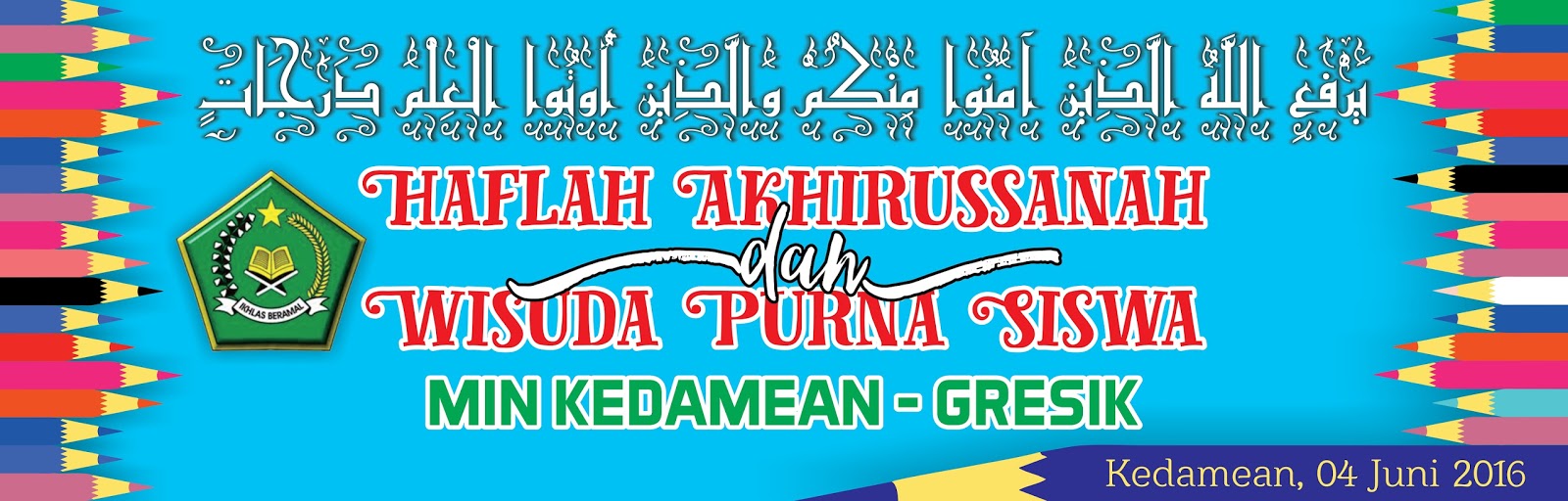 40+ Koleski Terbaik Background Acara Akhirussanah Dan