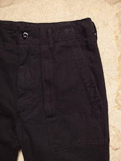 Engineered Garments "Fatigue Pant in Black 10oz Bull Denim" Fall/Winter 2015 SUNRISE MARKET