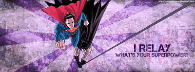 Relay Facebook Covers: heroes Superman and Batman