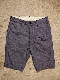 Engineered Garments Ghurka Short in Blue Dungaree Cloth Spring/Summer 2015 SUNRISE MARKET