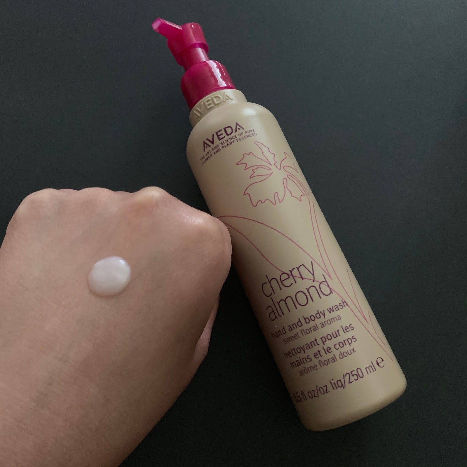 Aveda Cherry Almond Hand And Body Wash & Body Lotion Review A Very