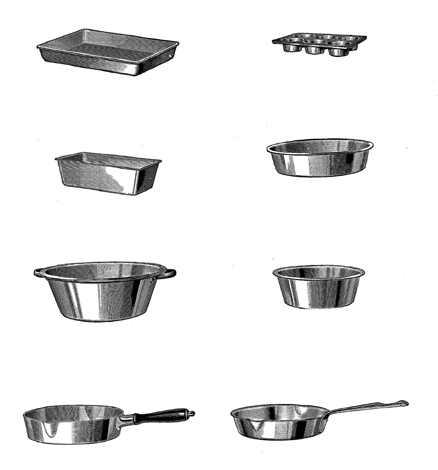 Digital Stamp Design Digital Baking Utensils Collage Sheets Muffin