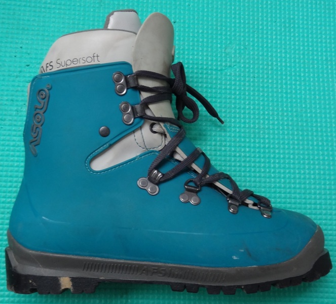 plastic climbing boots