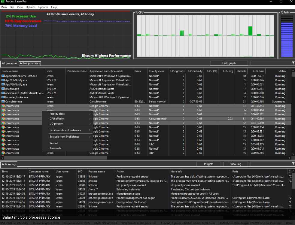 Bitsum Process Lasso Pro 12.5.0.38