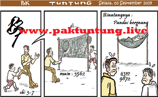 Kode Syair Pak Tuntung Selasa 03 September 2019 Geng Prediksi