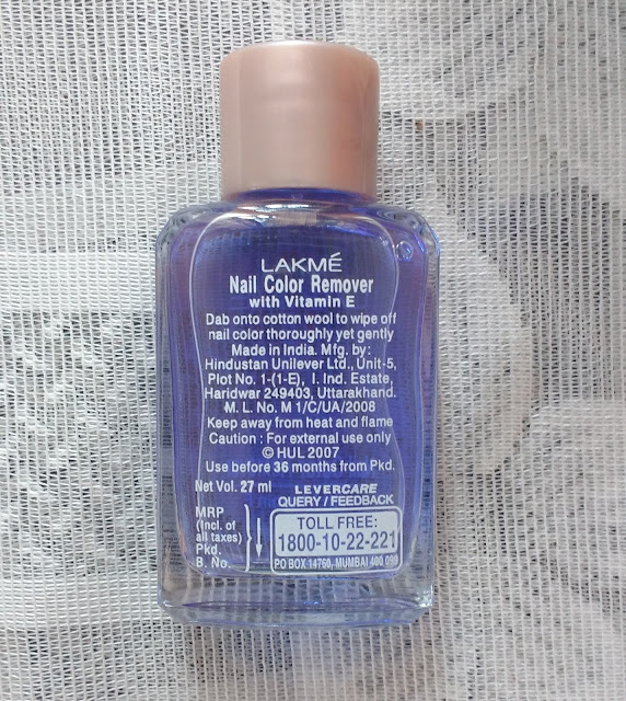 LAKME NAIL POLISH REMOVER