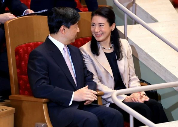 Crown Prince Naruhito and Crown Princess Masako attended a performance by violinist Itzhak Perlman