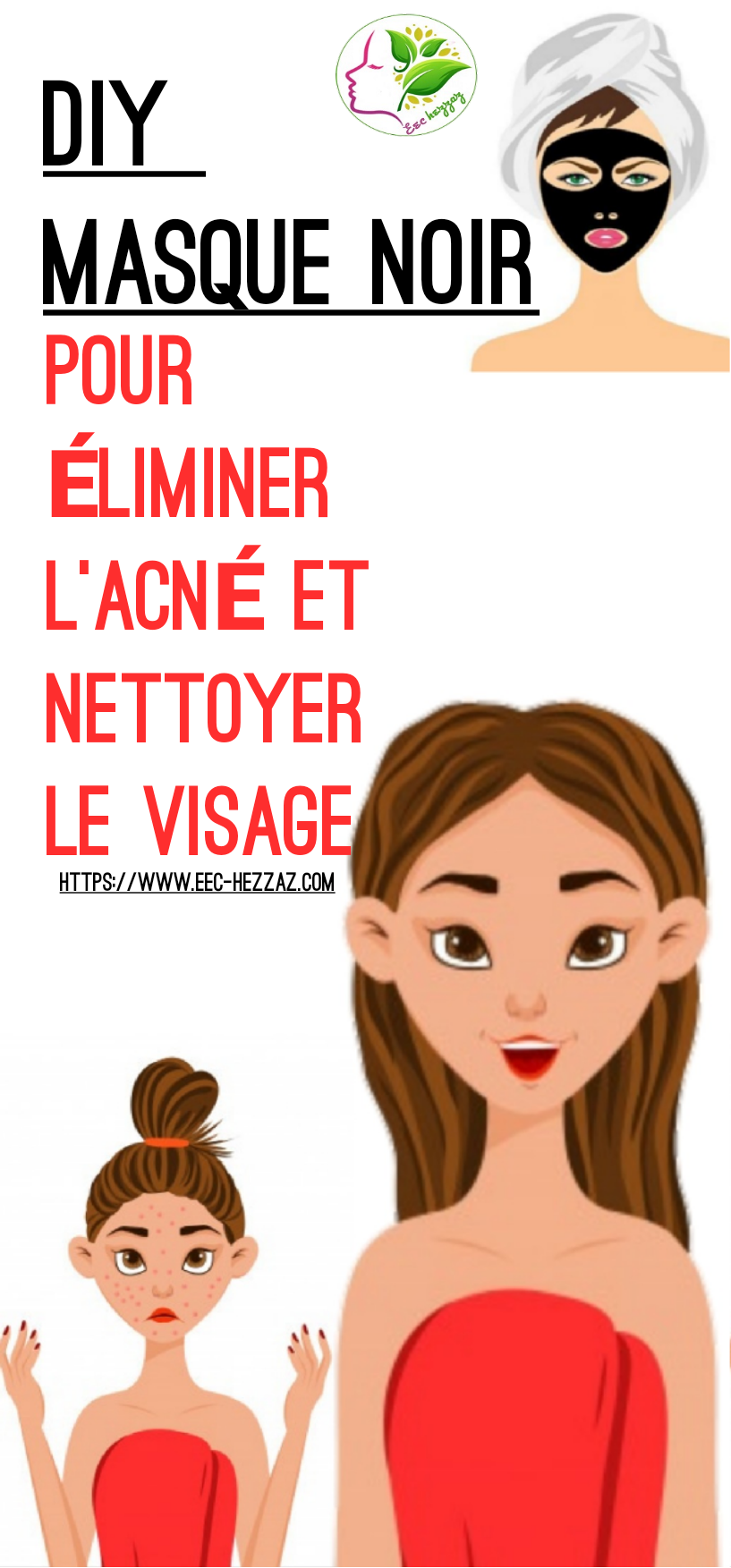 DIY masque noir pour éliminer l