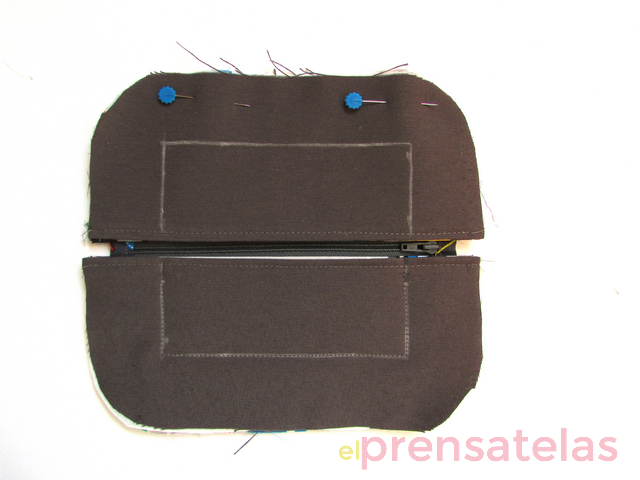 Patron cartera triple ElPrensatelas