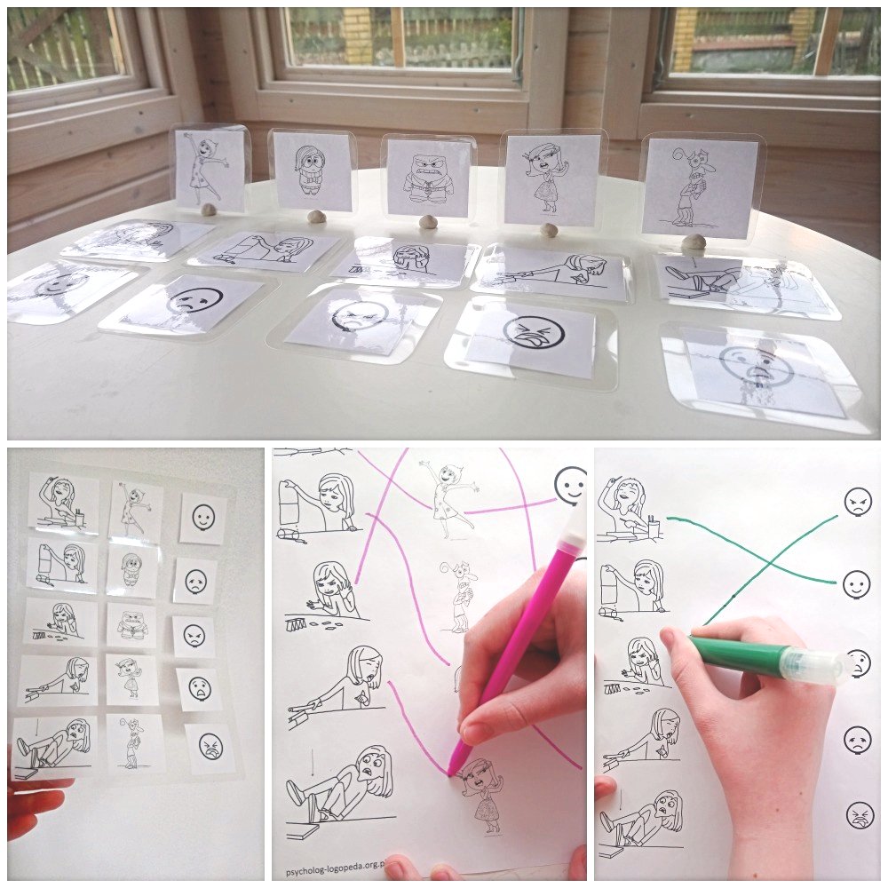 darmowe piktogramy o emocjach 