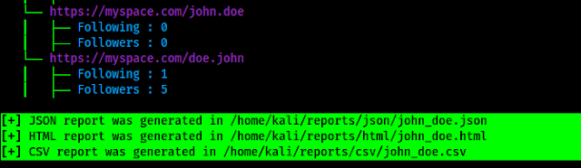 profil3r saved output results