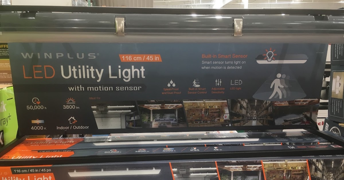 Winplus LED Utility Light with Motion Sensor Costco Weekender
