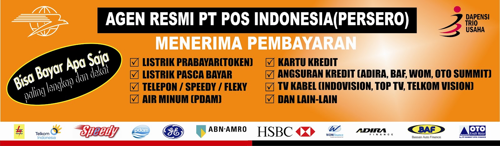 Loket Pembayaran Online Resmi POS INDONESIA